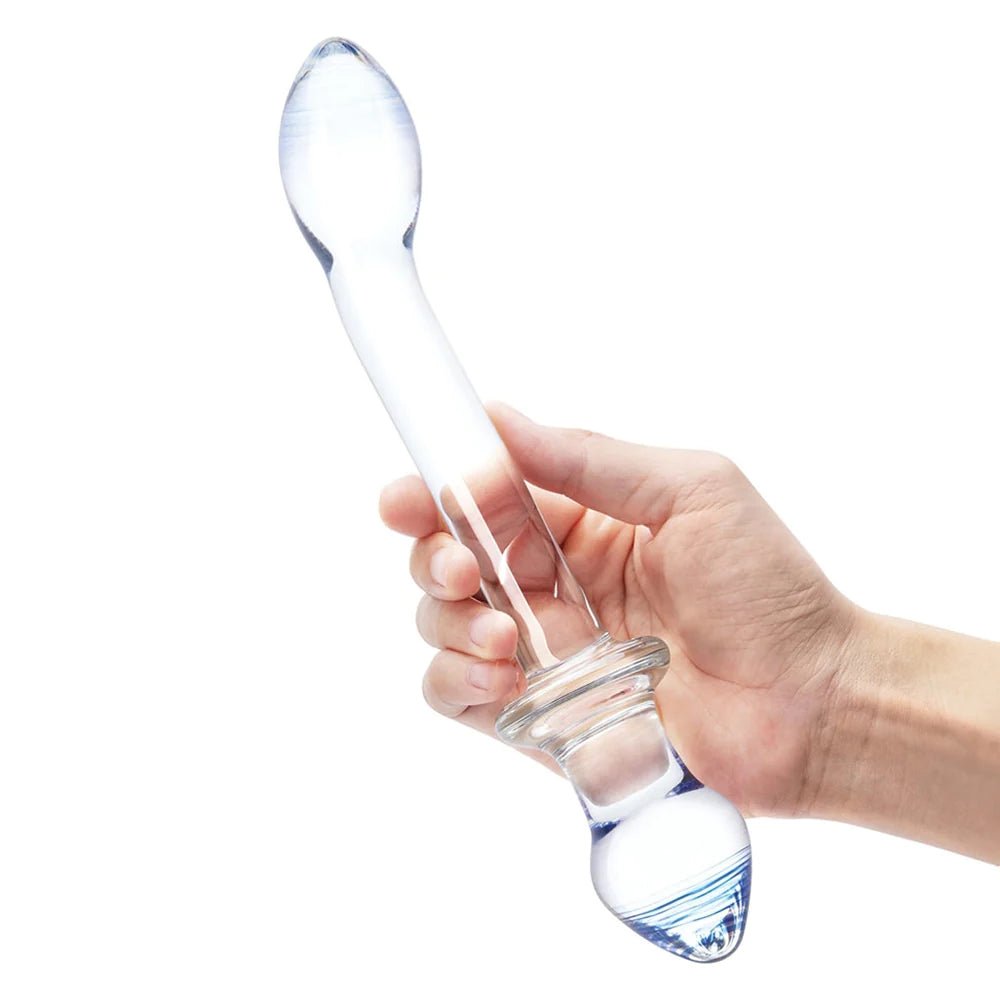 gläs Double Play 9.5&quot; Dual - Ended Dildo - Rolik®