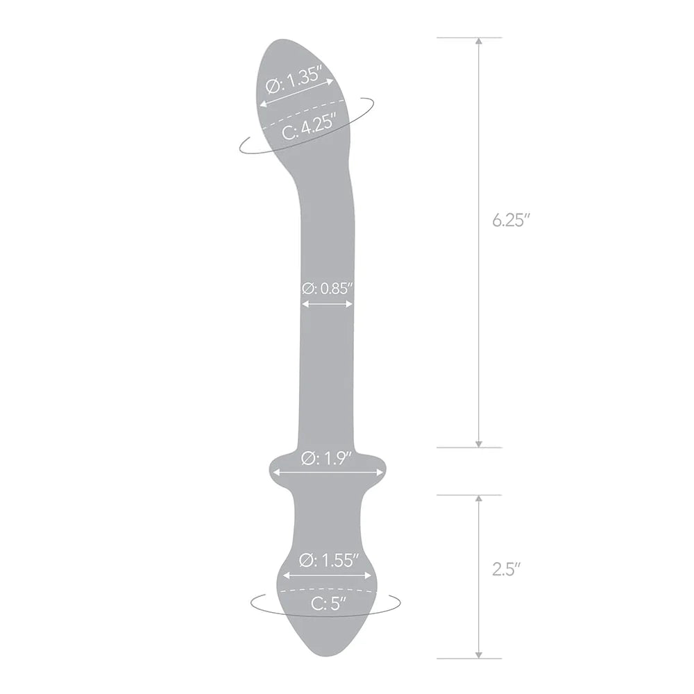 gläs Double Play 9.5" Dual - Ended Dildo - Rolik®