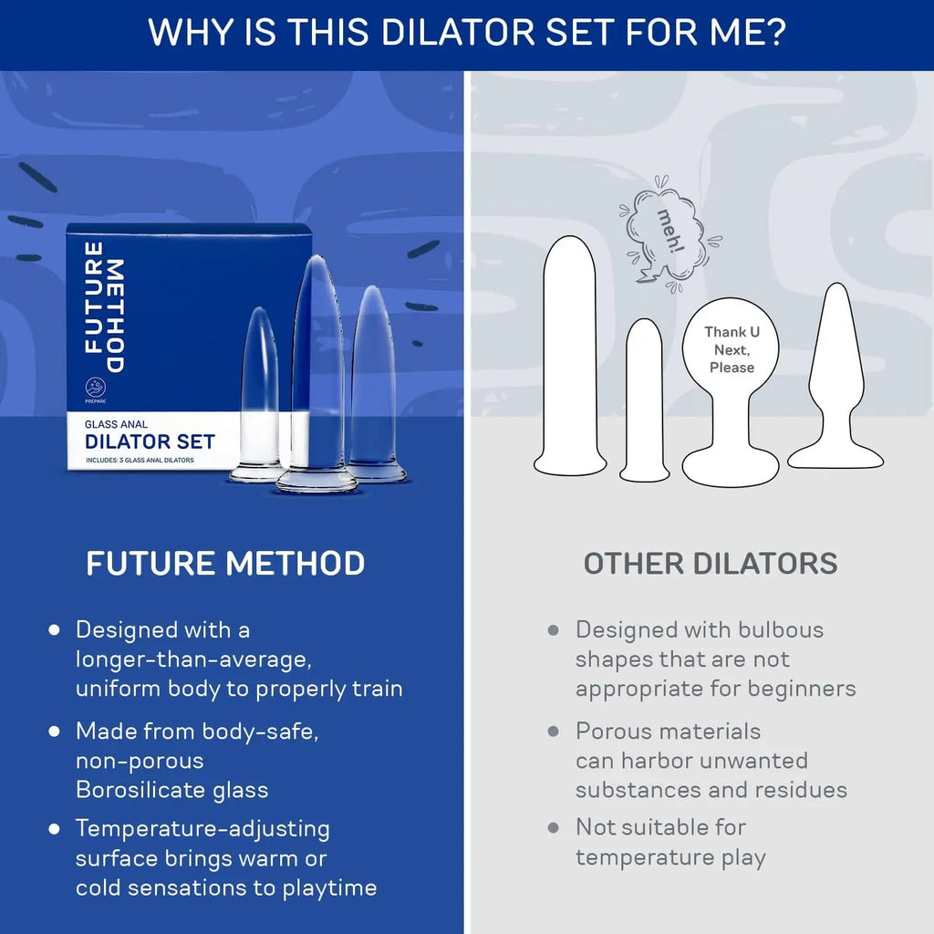 Glass Anal Dilator Set