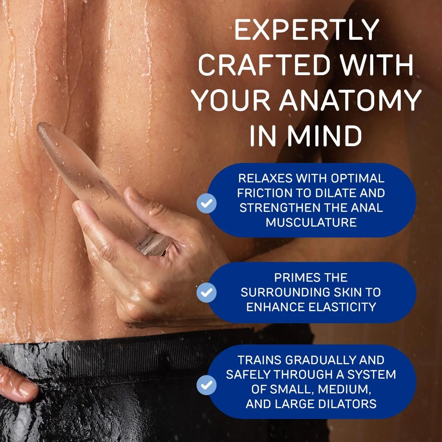 Glass Anal Dilator Set