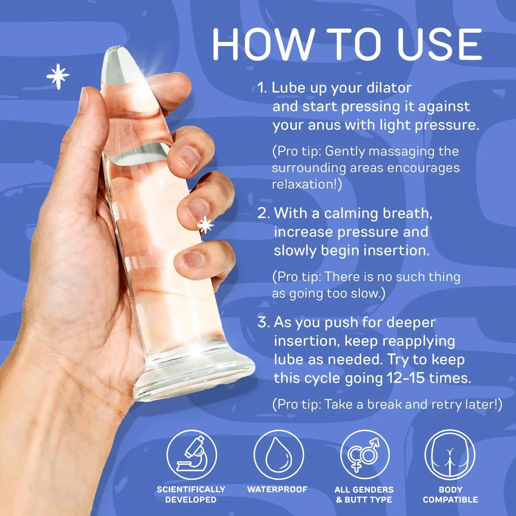 Glass Anal Dilator Set