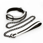 Glo Bondage Collar and Leash - Glow in the Dark - Restraints