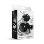 Global Novelties NIXIE Metal Butt Plug & Furry Handcuff Set | Anal Bondage Play