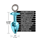 Global Novelties NIXIE Metal Butt Plug & Furry Handcuff Set | Anal Bondage Play