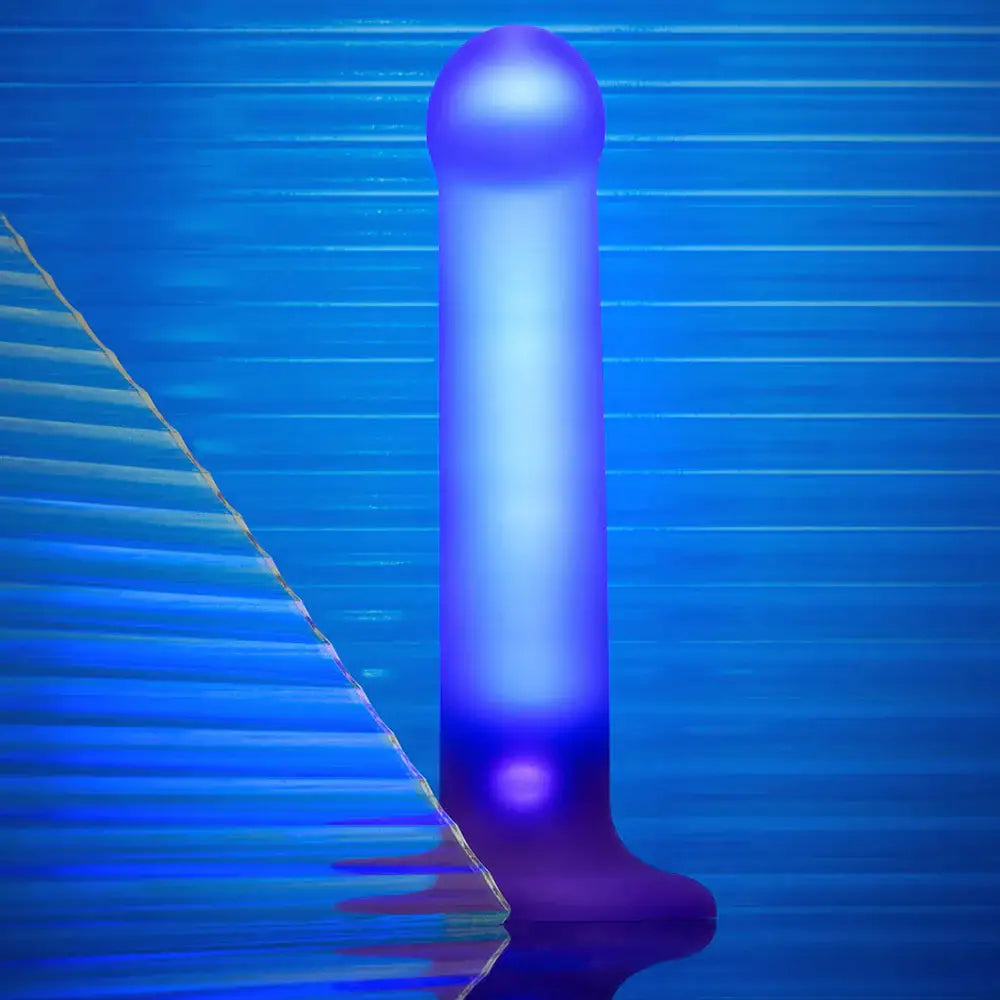 Blue Glow-LED Dildo