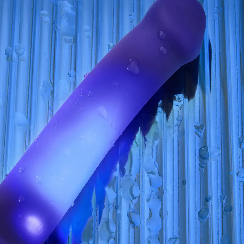 Blue Glow-LED Dildo