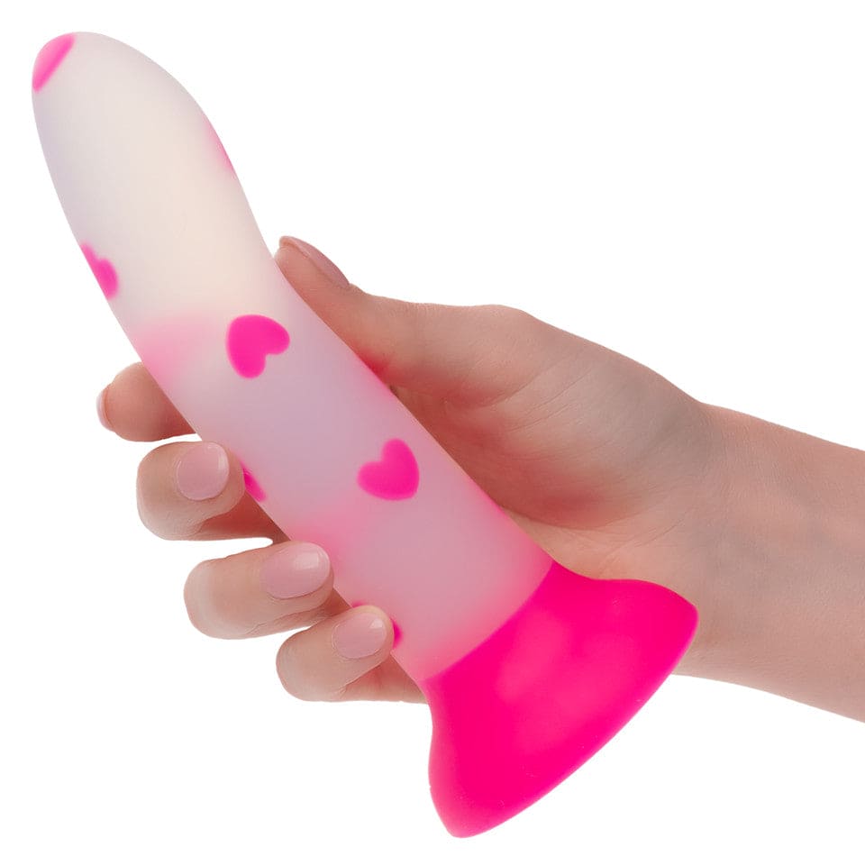 Glow Stick Heart Silicone Dildo - Rolik®