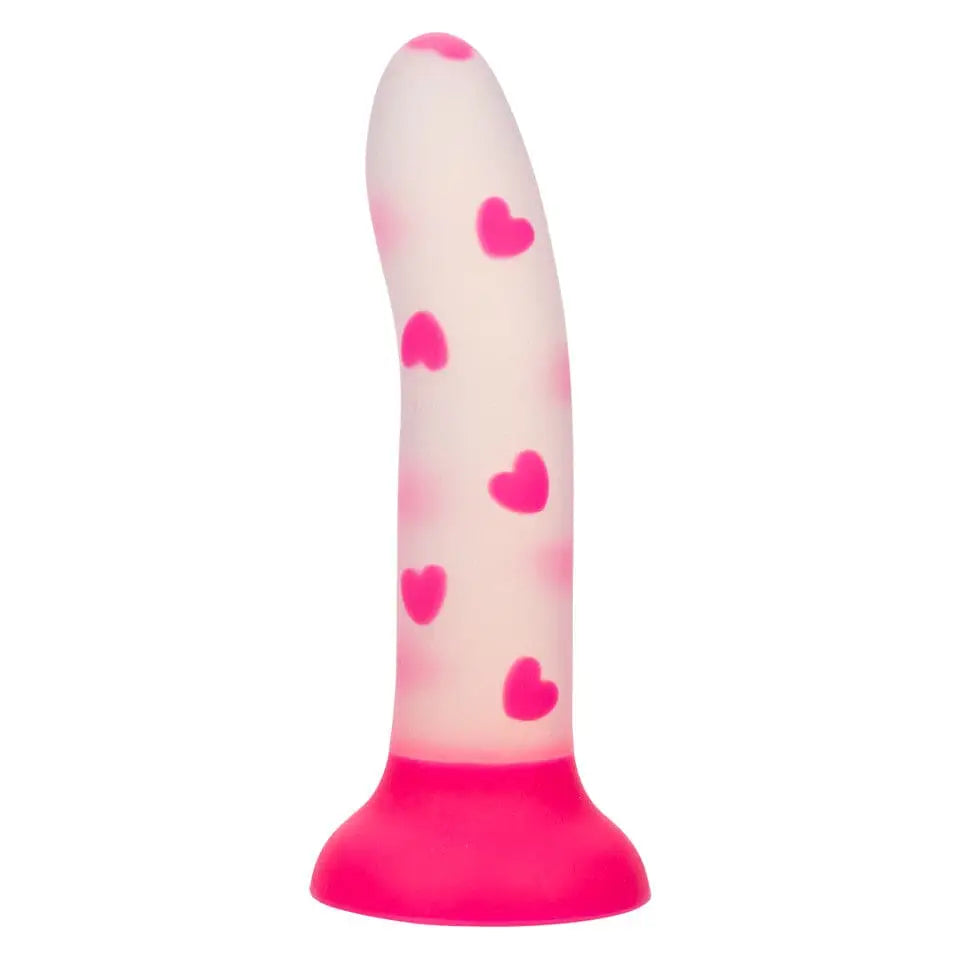 Glow Stick Heart Silicone Dildo - Rolik®