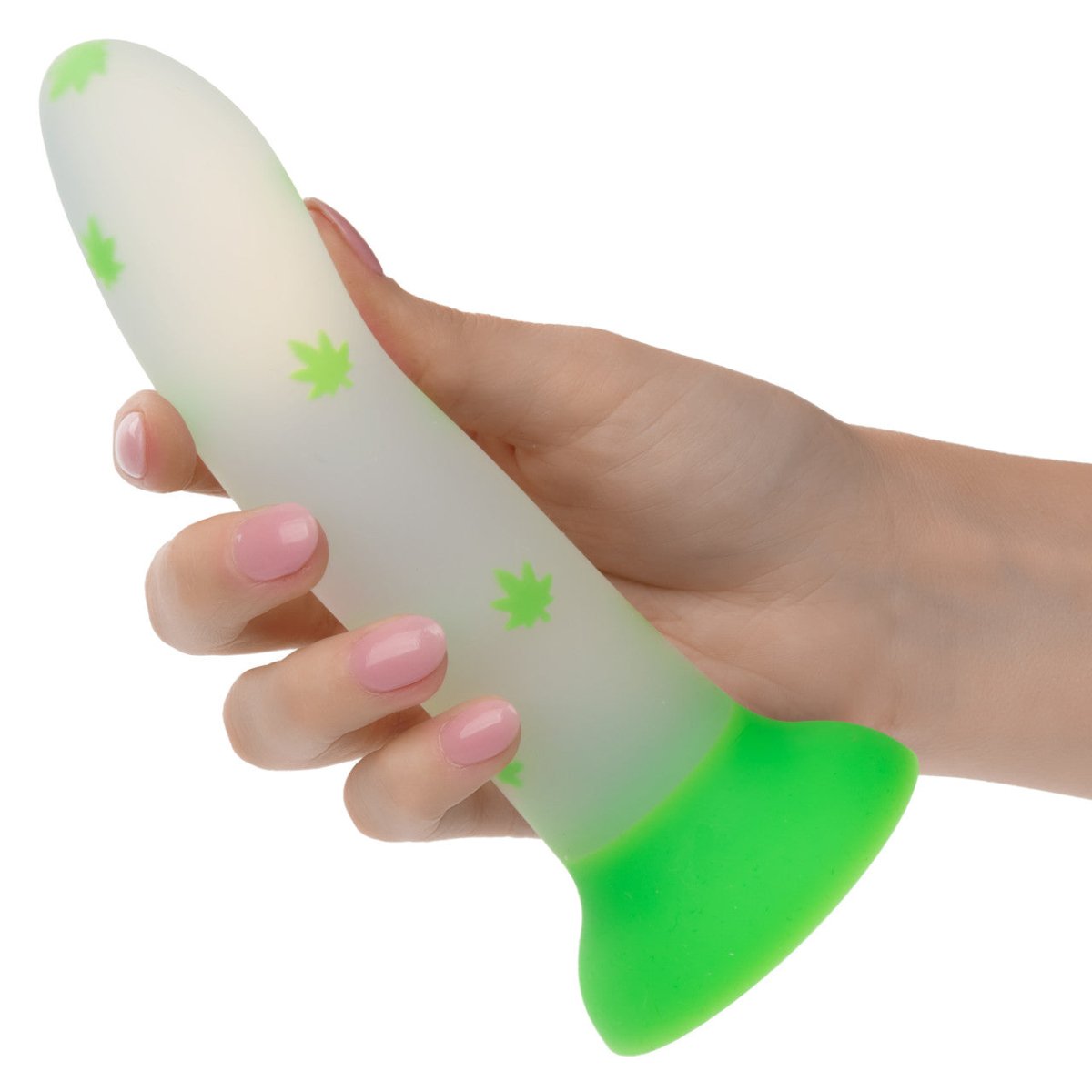 Glow Stick Leaf Silicone Dildo - Rolik®