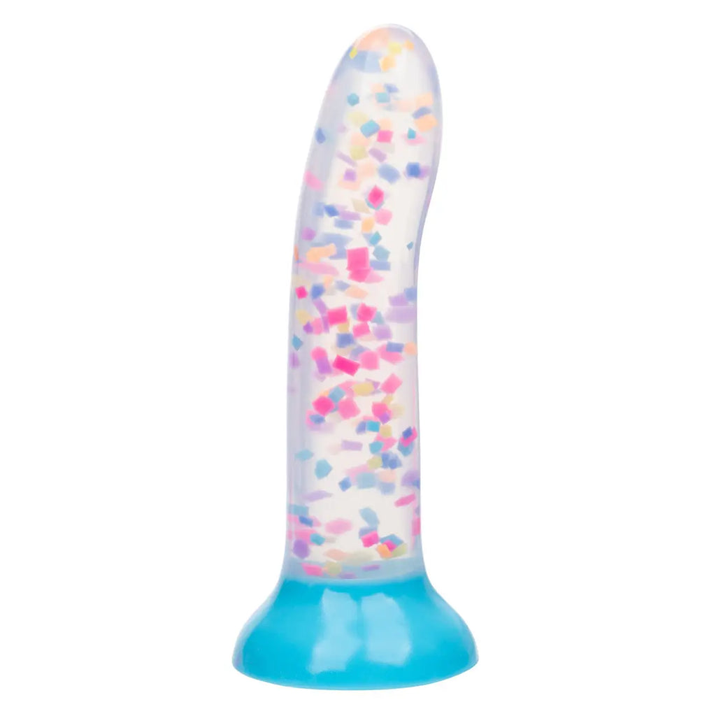 Glow in the Dark Blue Stick Party Silicone Dildo