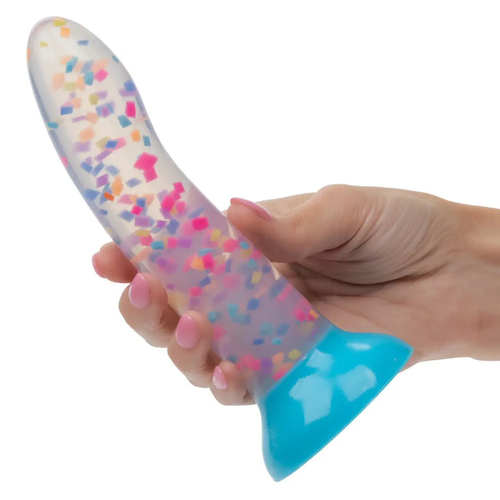 Glow in the Dark Blue Stick Party Silicone Dildo