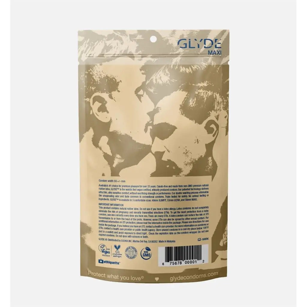 Glyde Maxi XL Condoms - Rolik®