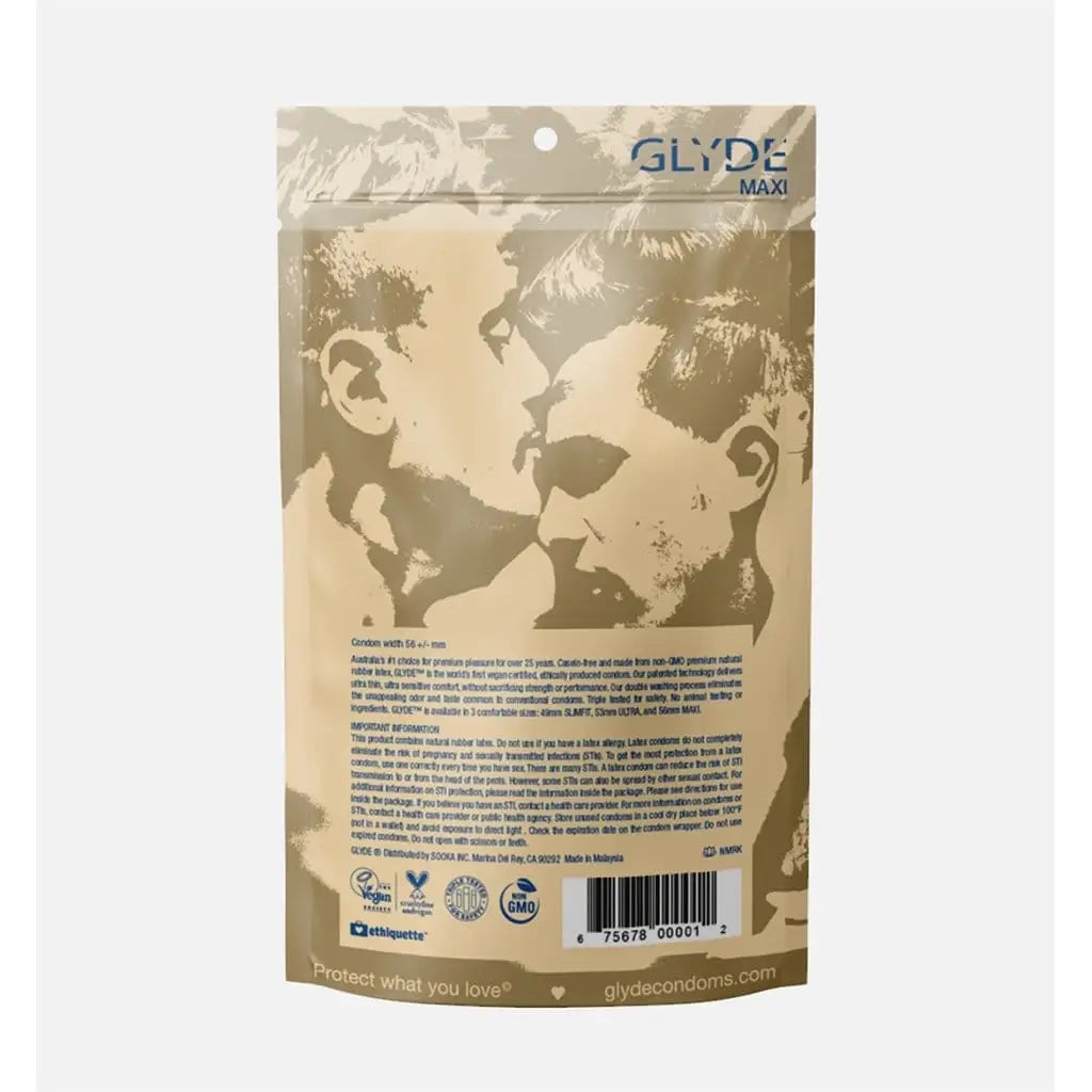 Glyde Maxi XL Condoms - Rolik®