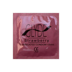 Glyde Organic Strawberry Flavored Condoms – Vegan & Plant-Based