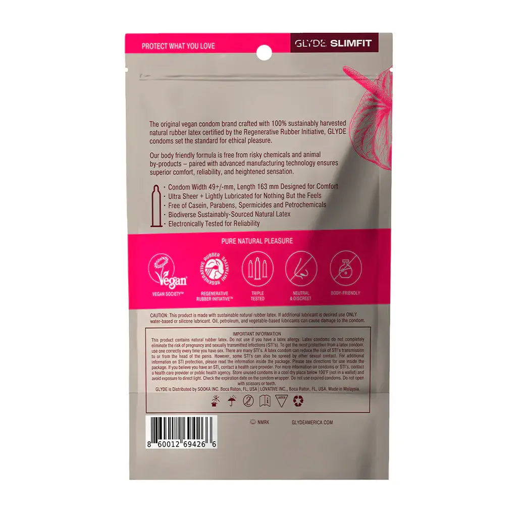 Glyde Slimfit Condoms