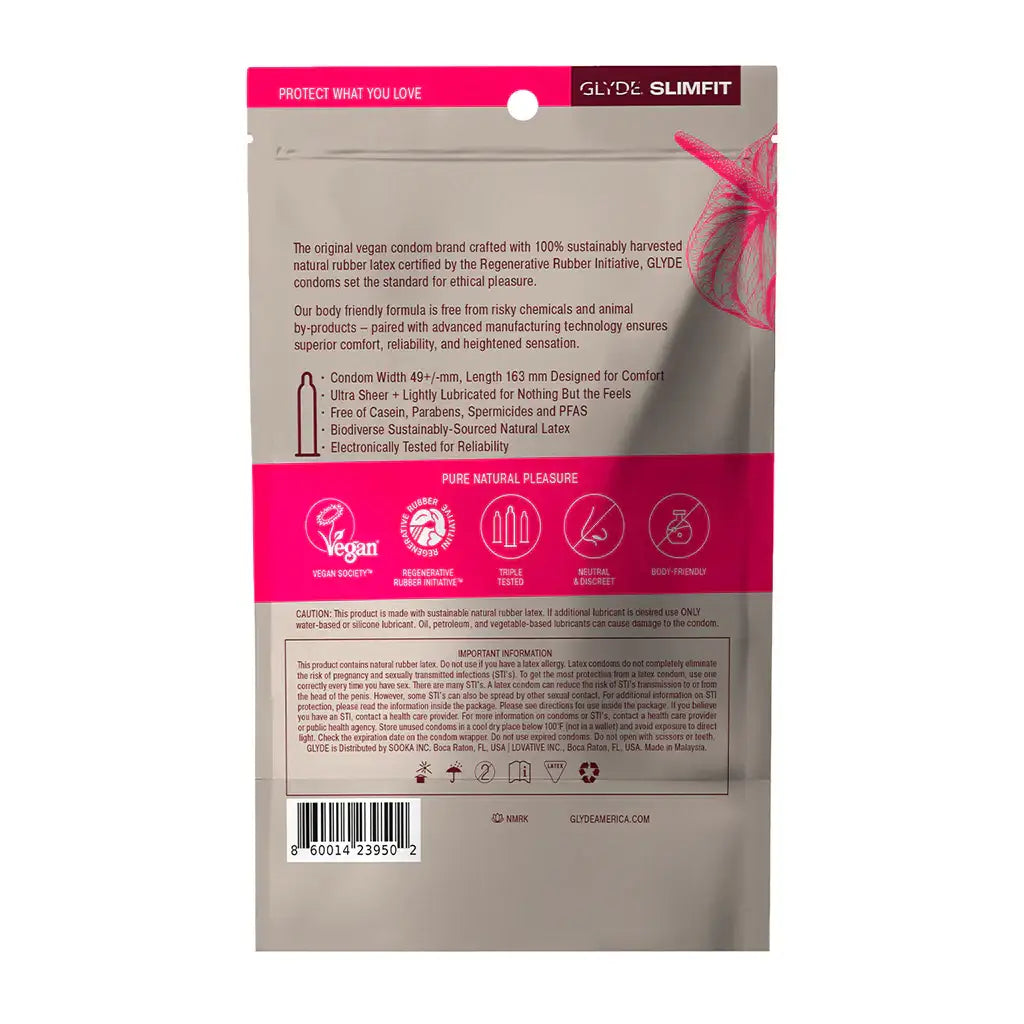 Glyde Slimfit Condoms