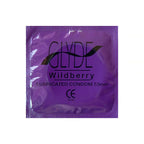 Glyde Wildberry Organic Flavored Condoms - Vegan & Ultra Thin 12-Pack