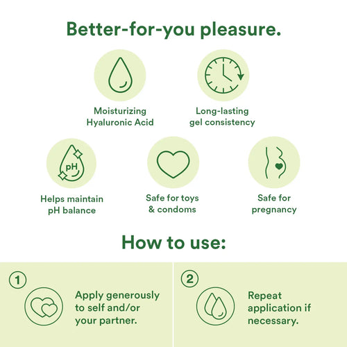 Good Clean Love® Love Naked Coconut Lubricant | pH-Balanced | Hyaluronic Acid 3 fl. oz.