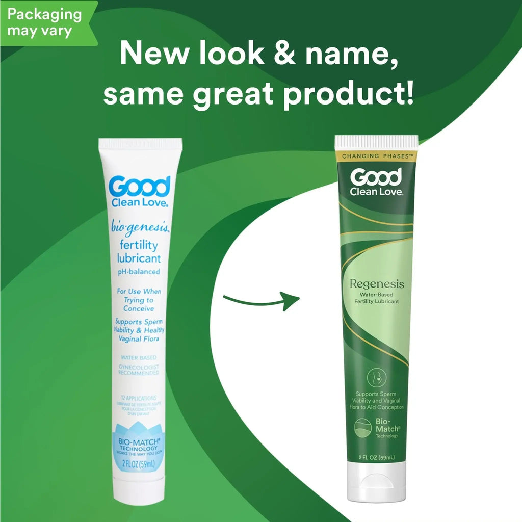 Good Clean Love® Love Regenesis Fertility Lubricant – FDA-Cleared Water-Based Conception Support 2 fl. oz.