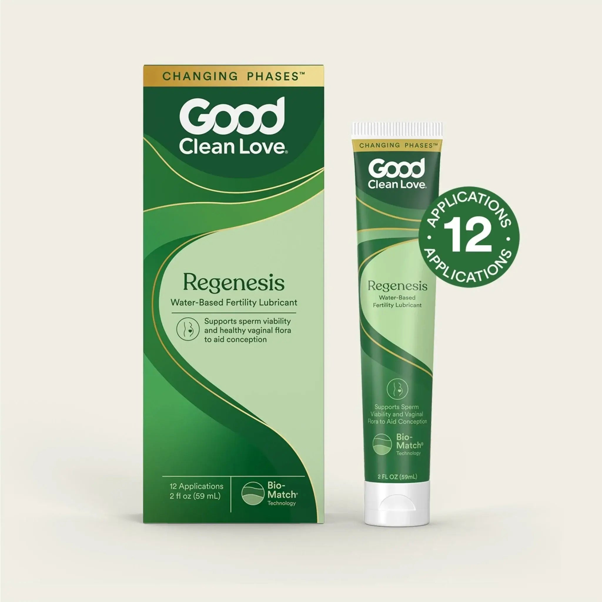 Good Clean Love® Love Regenesis Fertility Lubricant – FDA-Cleared Water-Based Conception Support 2 fl. oz.