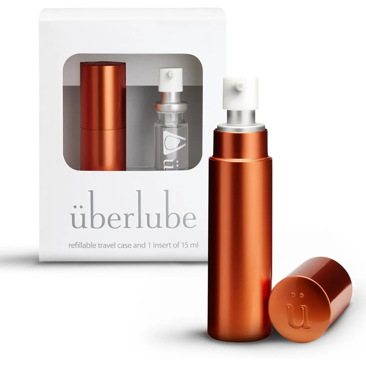 Orange Good-to-Go Traveler Silicone-Based Lubricant 2-Pack