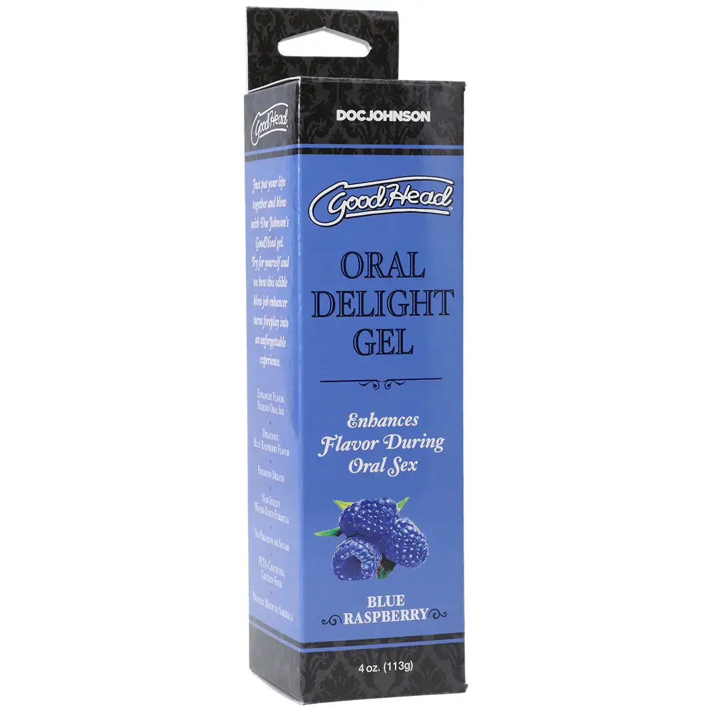 Doc Johnson® Good Head Oral Delight Gels Blue Raspberry - Rolik®