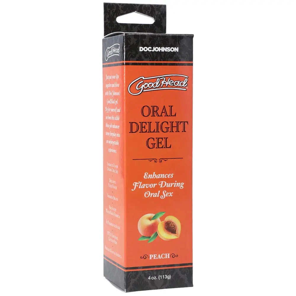 Doc Johnson® Good Head Oral Delight Gels Peach - Rolik®