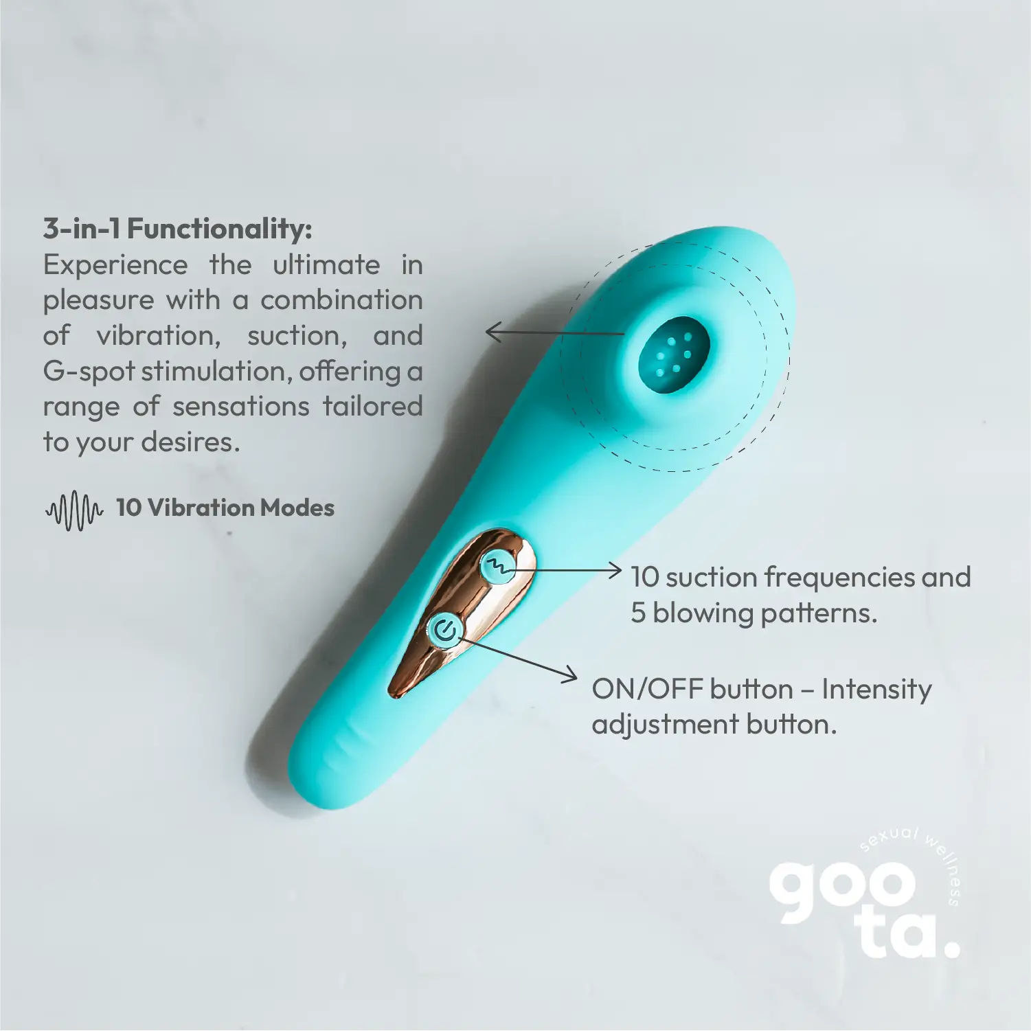 Goota Boutique Aqua Suction Clitoral Stimulator