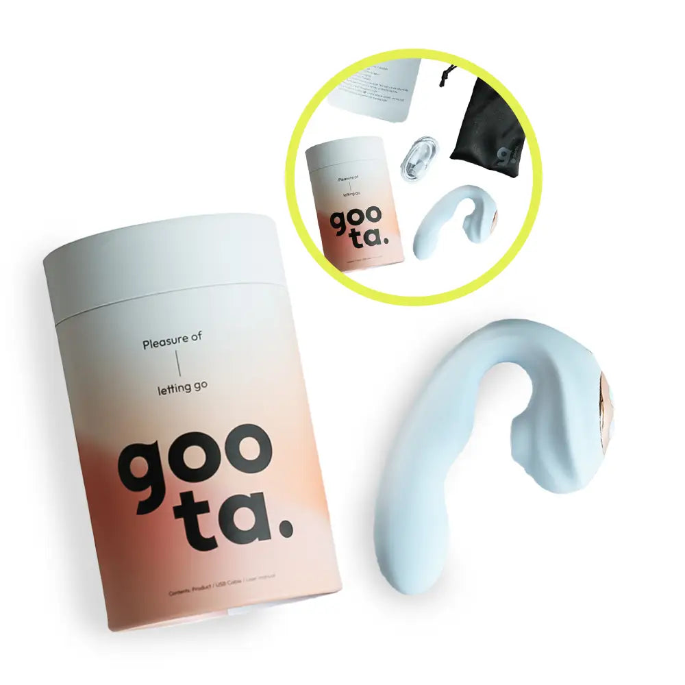 Goota Boutique Cristal 3-in-1 Vibrator with Suction