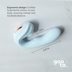 Goota Boutique Cristal 3-in-1 Vibrator with Suction