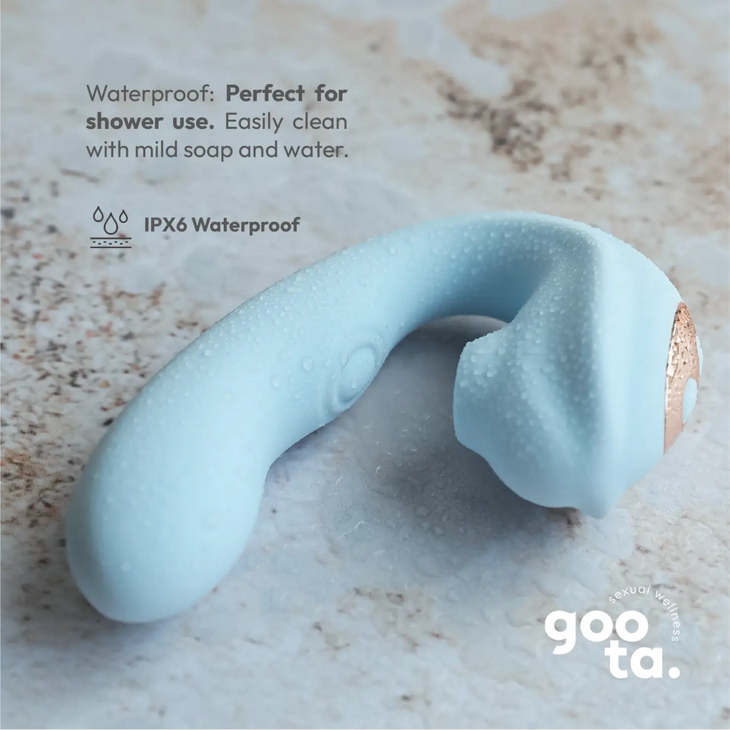 Goota Boutique Cristal 3-in-1 Vibrator with Suction