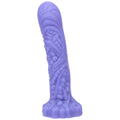 Groove Silicone Dildo - Purple