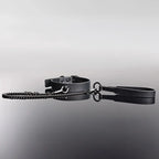 Gunmetal Glam Pleasure Collar & Leash