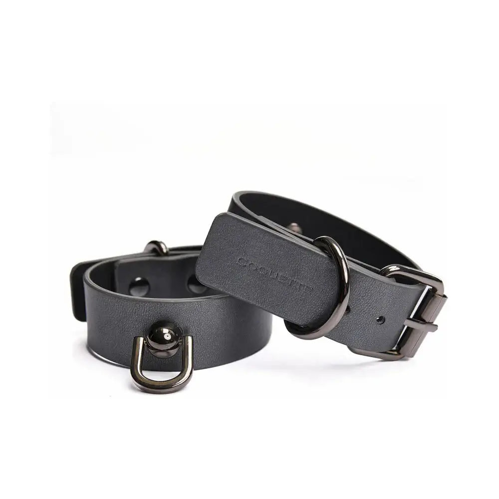 Gunmetal Glam Pleasure Cuffs