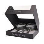 Gunmetal Glam Pleasure Cuffs