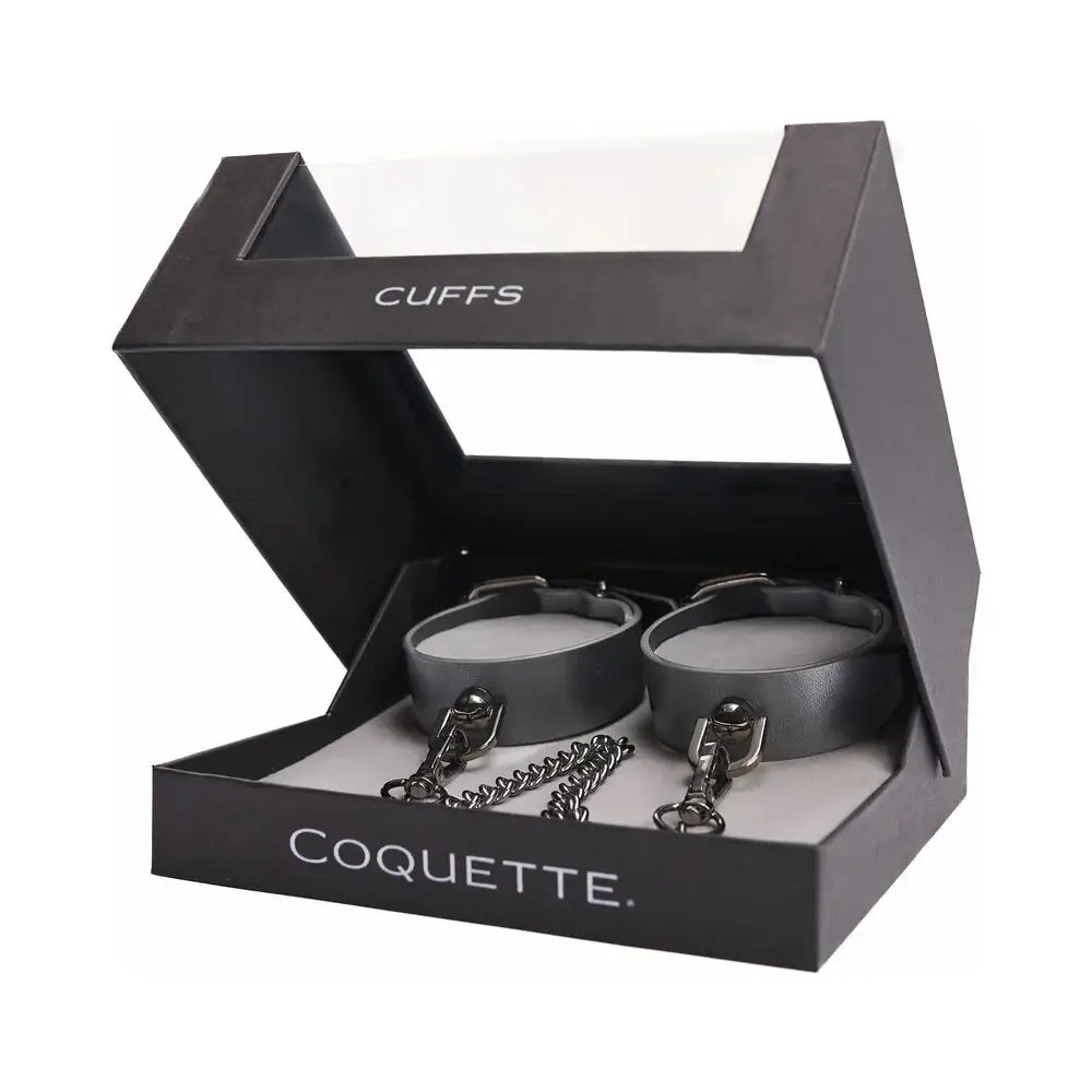 Gunmetal Glam Pleasure Cuffs