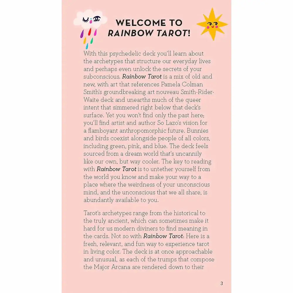 Rainbow Tarot: 78 Cards & Guidebook - Rolik®