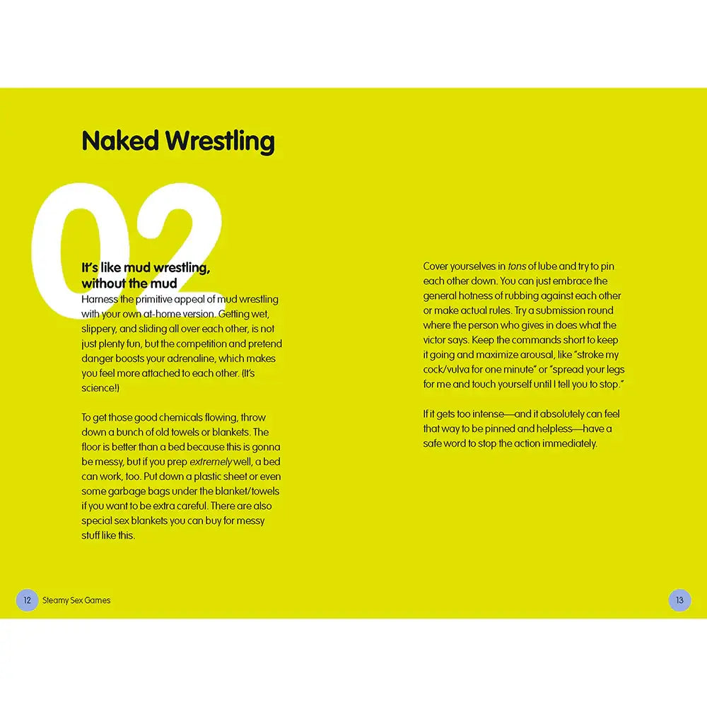 Steamy Sex Games: A Naughty/Nice Playbook for Adventurous Couples