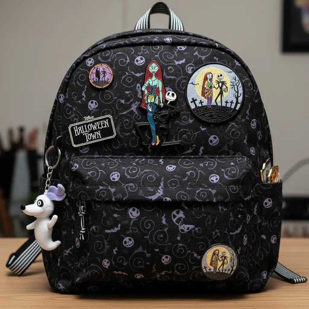 Halloween King And Queen Enamel Pin