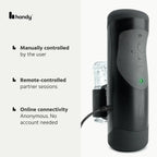 The Handy Interactive Stroker - Black - Masturbator