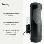 The Handy Interactive Stroker - Black - Masturbator