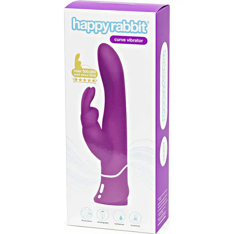 Happy Rabbit® Classic Curve Vibrator - Magenta
