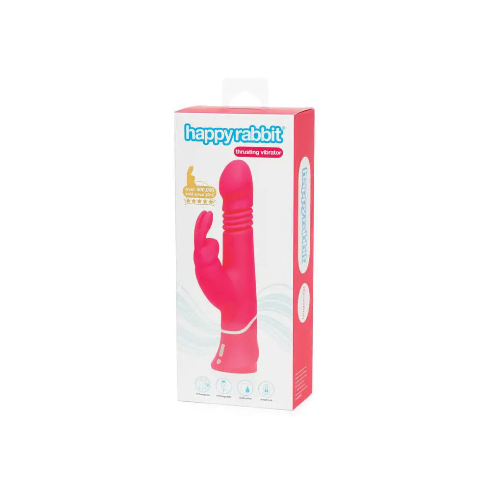 Happy Rabbit® Elite Thrusting Vibrator - Pink