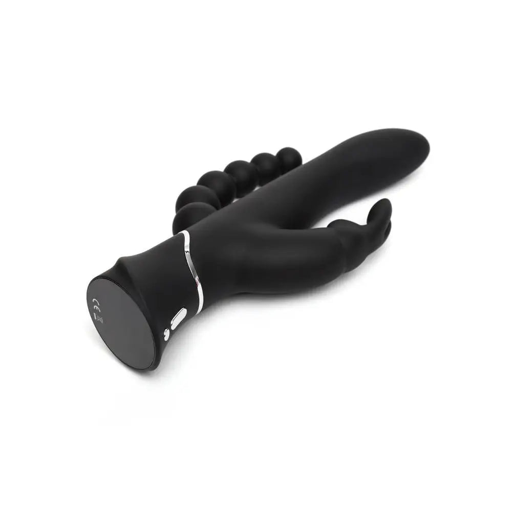 Happy Rabbit® Elite Triple Curve Vibrator - Black
