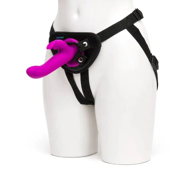 Happy Rabbit® Rechargeable Vibrating Strap On Harness Set - Rolik®