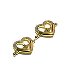 Gold Heart-shaped Nipple Clamps