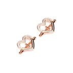 Rose gold Heart-shaped Nipple Clamps