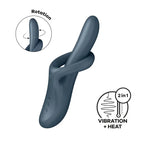 Heat Flex 4 Rotating Head Warming Rabbit Vibrator