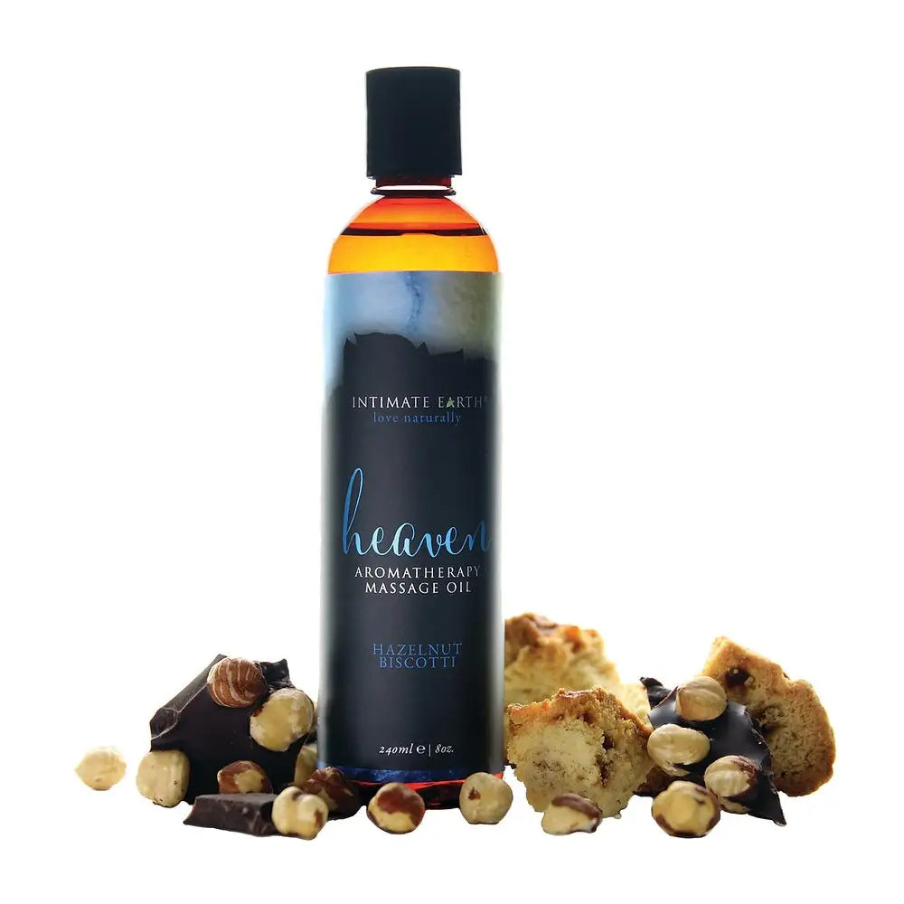 4 fl. oz. Heaven Hazelnut Biscotti Aromatherapy Massage Oil