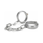 Heavy Duty Metal Handcuffs - Silver - Restraints